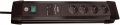 Brennenstuhl Overvoltage Protection Trailing Socket 4-way - Premium-line 30.000a Uberspannungsschutz-steckdosenleiste 4-fach Schwarz 1,8m